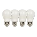 Westinghouse 4513620 A15 LED Light Bulb with Medium Base (4 Pack), Four Pack 60 Watt Equivalent Soft White, 4 Count