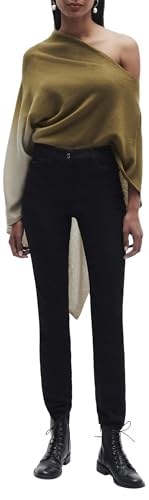 Caroll - Pantalón Cigarette, Negro, Talla 44