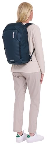 Image of Thule Chasm 26L Backpack,Durable Water-Resistant Recycled Materials,Mesh Pockets Organization, Side Zipper Easy Access