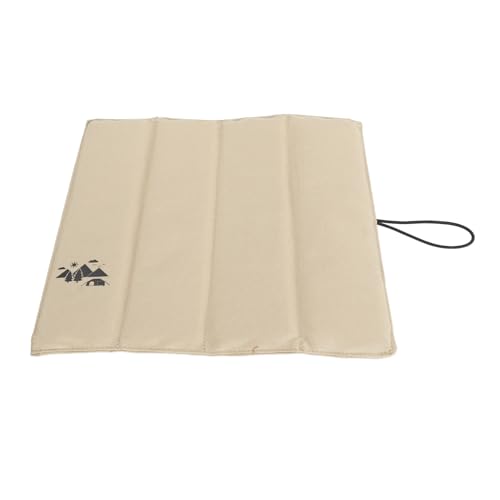 Camping Seat Cushion Foldable Waterproof Portable Damp Proof Thickened Camping Mat for Outdoor Beach Travel Picnic (Khaki)