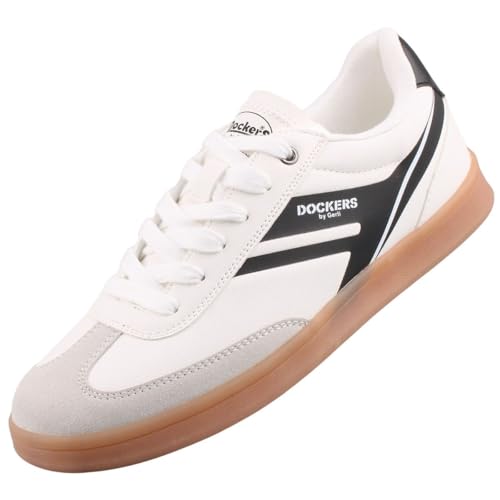 Dockers by Gerli Damen Sneaker Weiß/Schwarz EU 37