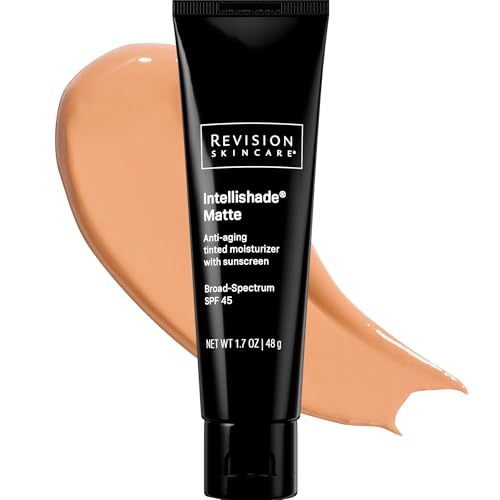 Revision Skincare Intellishade® Matte SPF 45 Anti-Aging Tinted Sunscreen for Face, Oil-Free...