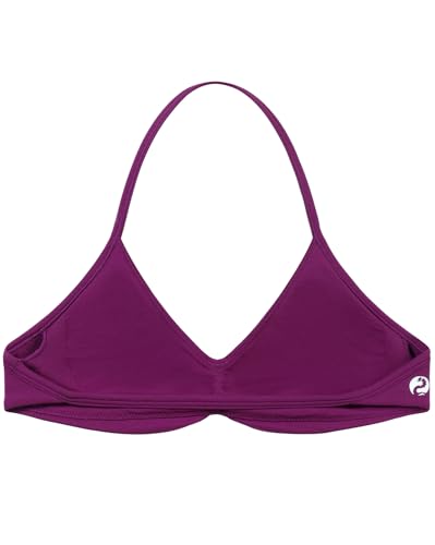 Image of AUROLA Influence Strappy Bra Sports Bras for Women, Backless Padded Impact Strappy Bra Workout Gym Yoga with Removable Cups
