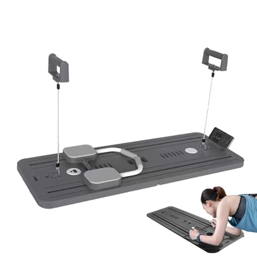 Tabla de pilates portátil – Dispositivo de entrenamiento – Fitness Board – para apartamento, hotel, gimnasio, salón, casa, interior, lugar de trabajo, garaje