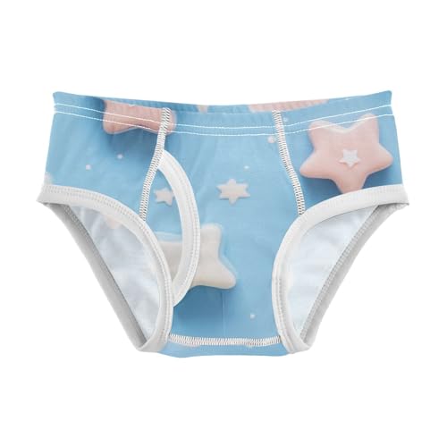 KLL Blue Stars Toddler Boys Soft Underwear Briefs Breathable Children Panties