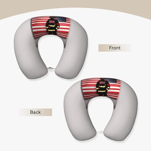 Almohada cuello U espuma viscoelástica tamaño único miniatura 3