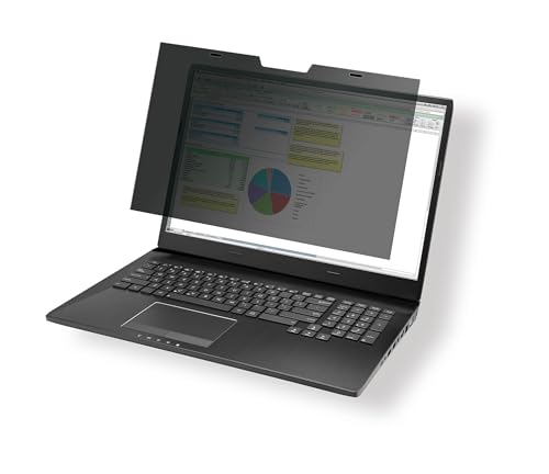 Durable Filtro privacy magnetico per schermi da 14" 16:10, incl. cartellina e panno in microfibra, grigio antracite, 513857