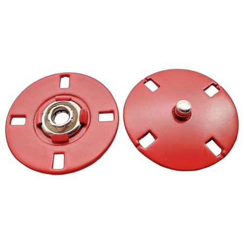 Boutons pression cachés métal 25 mm pour réparer facilement un vêtement ou fermer un grand sac