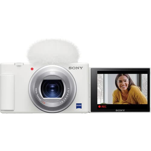 Amazon.com : Sony ZV-1 Digital Vlogging Camera White (DCZV1