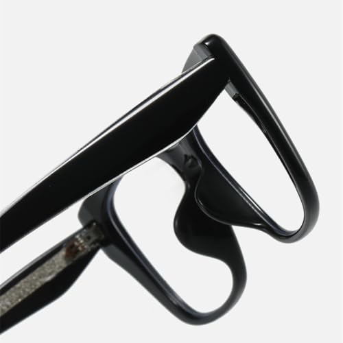 Lunettes carrées rétro classiques avec monture simple et design unisexe
