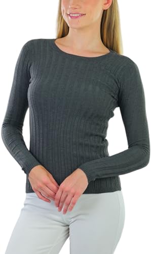 Image of ToBeInStyle Women's Classic Long Sleeve V-Neck Pullover Sweater