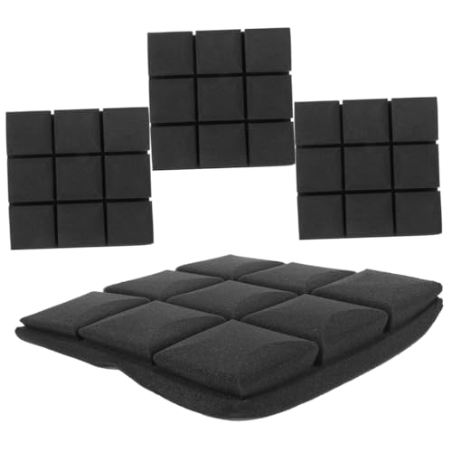 SHOWERORO 4pcs Paneles Acústicos de Espuma para Aislamiento Sonoro para Estudios de Grabación Oficinas Estudios en Casa miniatura 1