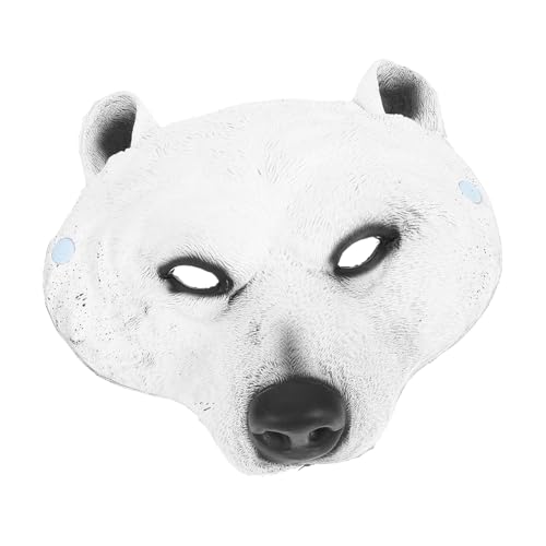 Masque ours polaire léger et confortable VALICLUD en PU pour adulte