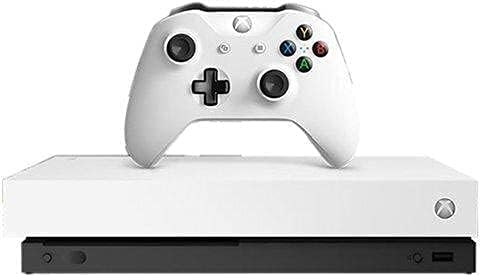 Microsoft Xbox One X Console 1TB HDD Console with Wireless Controller Xbox One X Enhanced, HDR, Native 4K, Ultra HD White (Renewed)