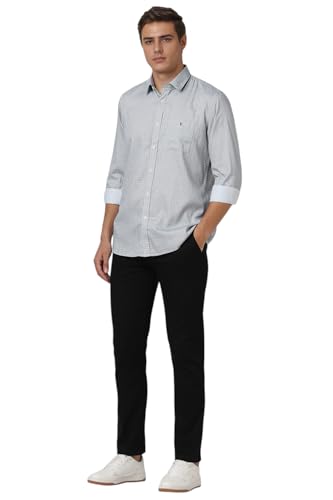 Image of Van Heusen Casual Printed Shirt for Men| Premium Cotton| Full Sleeves| Slim Fit |Breathable Fabric