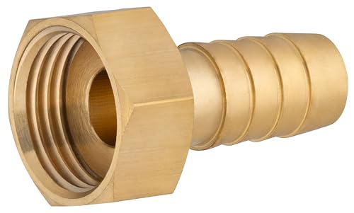 Raccord droit laiton pour tuyaux cristal Femelle écrou mobile 1/2 - Ø12 AROZ