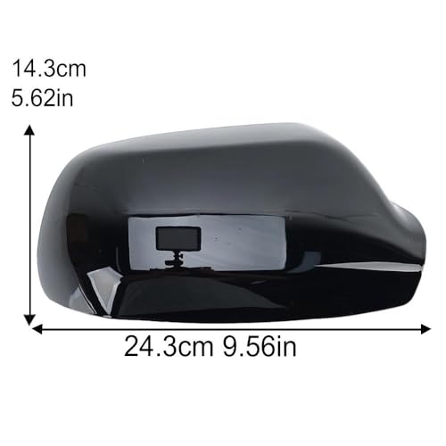 Couvercle de rétroviseur pour Mazda 3 Axela BK 2003-2009 coque blanche - 4