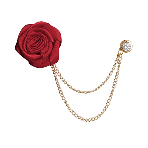 Broschen Bräutigam Hochzeit Brosche Handgemachte Quaste Kette Stoff Kunst...