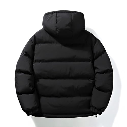 Mens Winter Padded Coat with Hood Casual Warm Quilted Jacket with Hood Thicken Quilted Parkas Outerwear4