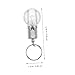 LIFKOME 10pcs Led Bulb Keychain Accessories Dimmable Warm White Light Bulbs Stainless Steel Keyring Fashion Keyring Ornament