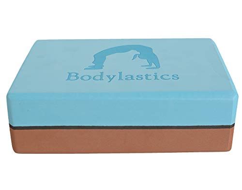 Image of Bodylastics Yoga Mat for Men and Women with Carry Bag TPE 6ft x 2ft x 6mm Large Size Anti Slip & Anti Tear Workout Mat