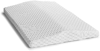 ComfiLife Lumbar Support Pillow for Sleeping Memory Foam Pillow for Back Pain Relief – Side, Back and Stomach Sleepers– Triangle Wedge Bolster Pillow – Bed Rest Pillow (White, Standard)