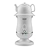 Mulex 290080 Tee weiß Samowar 2,5 l, Kunststoff, Höhe inkl 46 cm/ohne Kanne ca. 33,5 cm