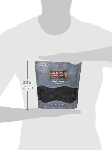 Lucky Country Aussie Style Soft Licorice, Black, 1.5 Pound