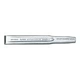 Stahlwille 70010006 Ribbed Cold Chisel, Size 6, Chrome Plated, Chrome Vanadium Steel, 150mm Length, 20mm Wide Blade, Superior Tool Material, Made in Germany