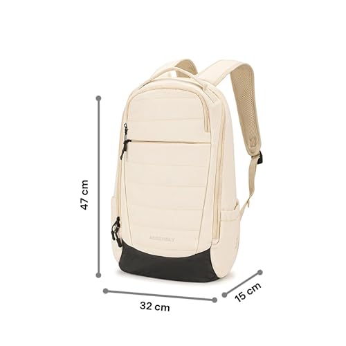 Image of ASSEMBLY Float Travel Backpack for Men & Women - 25 Liters | Water-Resistant Premium Polyester Backpack with Padded Laptop Compartment (fits upto 15.6 inches) | Lightweight Travel Bag