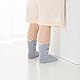 YANWANG 6 Paar Baby Anti-Rutsch Socken Unisex Mesh Crew Socken für Kleinkinder Jungen und Mädchen (Grey Ball, M:1-4 Y)