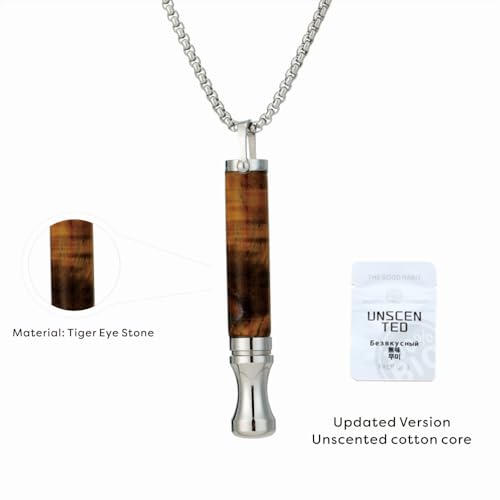 Ahgmeside Breathe Free Necklace for Anxiety & Stress Relief, Classic Breathing Tool for Meditation, Mindfulness, and Relaxation – Portable Calm Necklace for Adults, Wellness Gift - Image 4