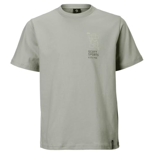 T-shirt Scott Graphic gris enfant finie la peau qui gratte en jouant