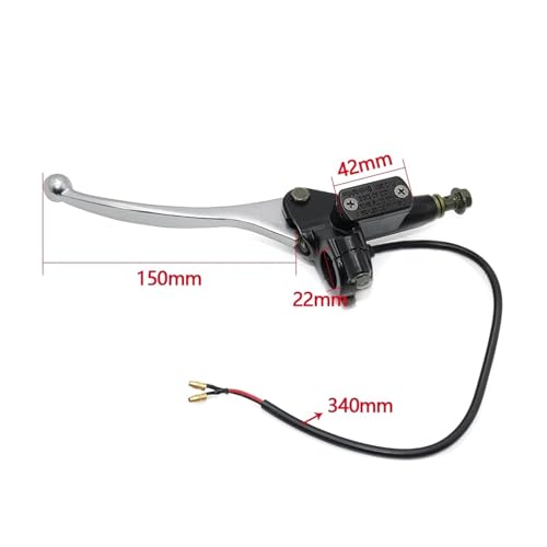 Manija de embrague izquierda para moto de 50cc a 250cc universal 4