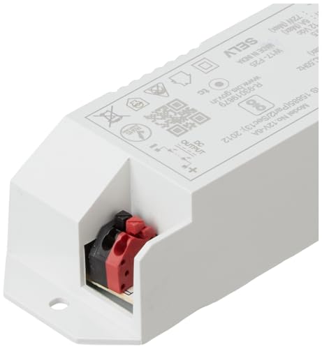 Image of wipro Polycarbonate 6 Amp LED Strip Driver | LED Strip Connector | for Indoor Strip Light, 12V DC Output (Pack of 2),White