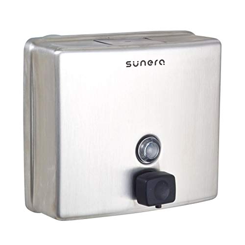 SUNERA 304 Stainless Steel Liquid Soap Dispenser Commercial Soap Dispenser Wall Mount Soap Dispenser, 1000ml Liquid soap Lotion - Clearance -