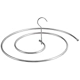 Supvox Drehbarer Spiral Deckenaufhänger aus Edelstahl für Zuhause und Balkon Wäscheständer für Bettlaken Decken und Handtücher Platzsparender Trockengestellhalter