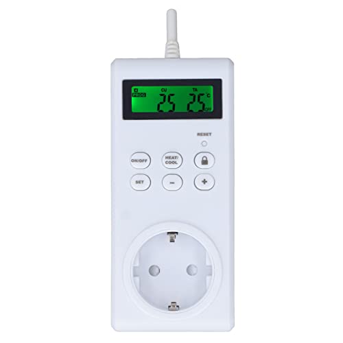 Thermostat sans fil programmable avec contrôle automatique 230V