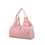 Bolsa Feminina De Academia Grande Esportiva Leve Gym Faculdade Viagem Mochila Fitness Impermeável Resistente Bolso Para Tênis Casual Blogueira Fashion - ZAFIN (Rosa)