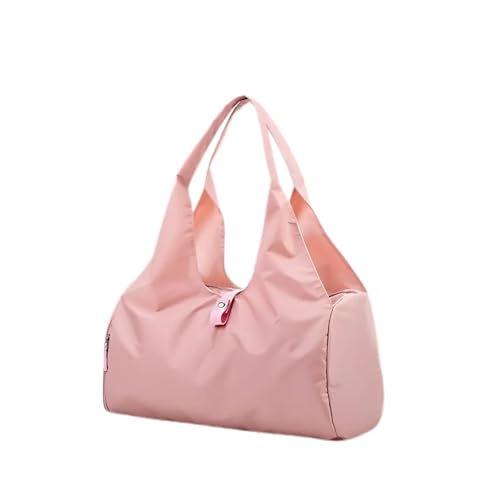 Bolsa Feminina De Academia Grande Esportiva Leve Gym Faculdade Viagem Mochila Fitness Impermeável Resistente Bolso Para Tênis Casual Blogueira Fashion - ZAFIN (Rosa)