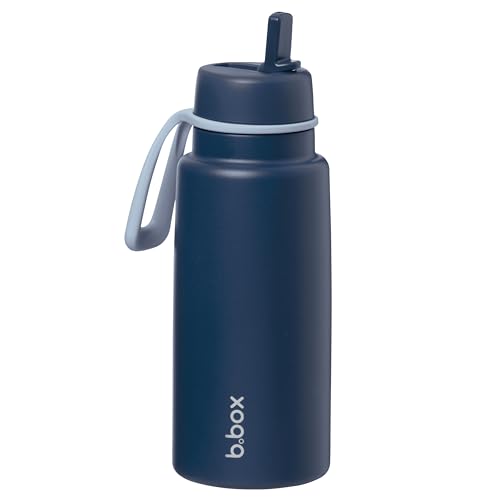 b.box Borraccia 1 Litro Termica | Coperchio Scorrevole | Borraccia Acciaio Inossidabile a Triplo Strato | Mantiene le Bevande Fredde fino a 46 ore | 1L