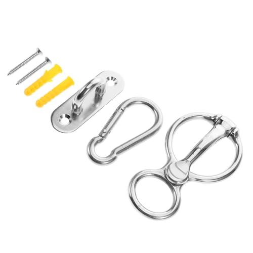 ibasenice Stirrup in Tack Supplies for Horses Wither Straps for Horses Horse Essentials Horse Trailer Parts and Accessories Horse Trailer Tie Rings Stainless Steel Silver
