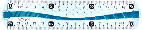 CARATTERISTICHE TECNICHE: Righello 15 cm. Graduato al millimetro. Graduazioni stampate con inchiostro UV per una resistenza ottimale: marcatura di alta qualità che consente una buona durata nel tempo. Colore: blu.