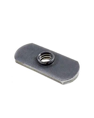 100 Pack 5/16-18 Spot Weld Nuts - Double Tab - Center Hole Design Spot Weld Nut - Low-Carbon Steel