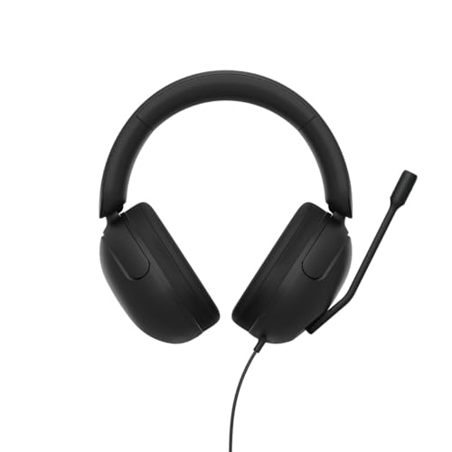 Sony INZONE H3 Kabelgebundenes Gaming-Headset - PC/PS5, 360 Spatial Sound für Gaming, leichtes Design (299g), Mikrofon per klick stummschalten, USB-Audiobox für EQ-Einstellungen - Schwarz