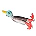 Psdndeww Soft Fishing Lures Propeller 3D Fishing Baits Duck Topwaters Swimming Lures Double Hook Duck Baits Artificial Baits