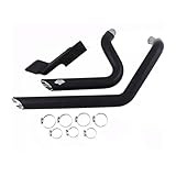 Motorcycle Exhaust Pipe, for Sportster XL1200 XL883 XL 1200 883 X48 V72 Exhaust Muffler,Black 97-13