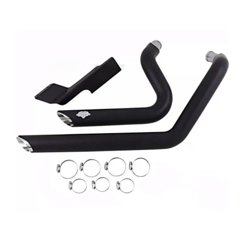 Motorcycle Exhaust Pipe, for Sportster XL1200 XL883 XL 1200 883 X48 V72 Exhaust Muffler,Black 97-13