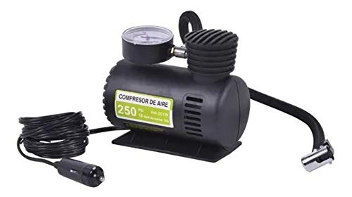 Mini Compressor De Ar Portátil 250psi Automotivo 12v 100w