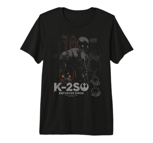 T-shirt Star Wars K-2SO Enforcer Droid cadeau original pour fan de science fiction